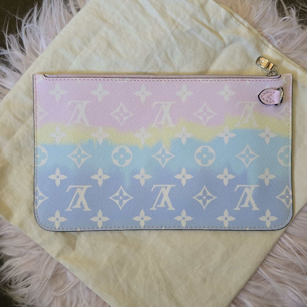 Louis Vuitton Monogram Escale Neverfull MM GM Pochette Pastel - Picture 2 of 13